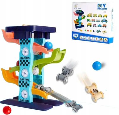 DIY Paradise Car Race Tracks Building Blocks