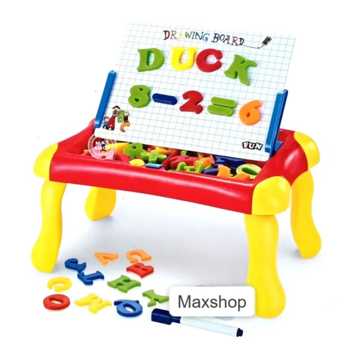 2-in-1 Kids' Magnetic Learning Board Set