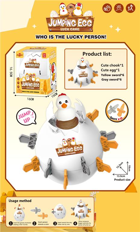 🥚 Jumping Egg Surprise Board Game – Interactive Family Party Fun