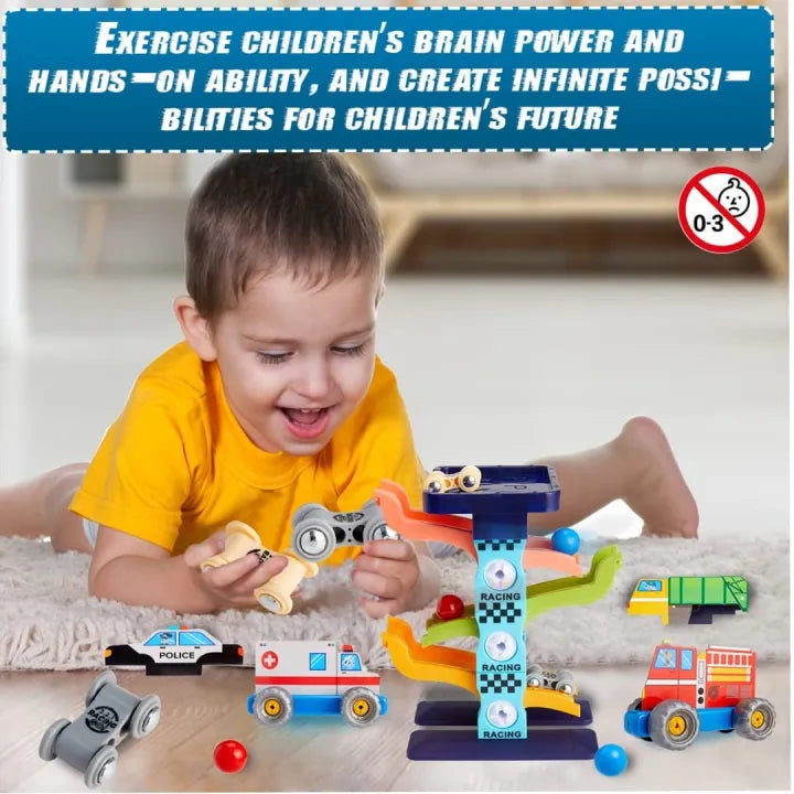 DIY Paradise Car Race Tracks Building Blocks